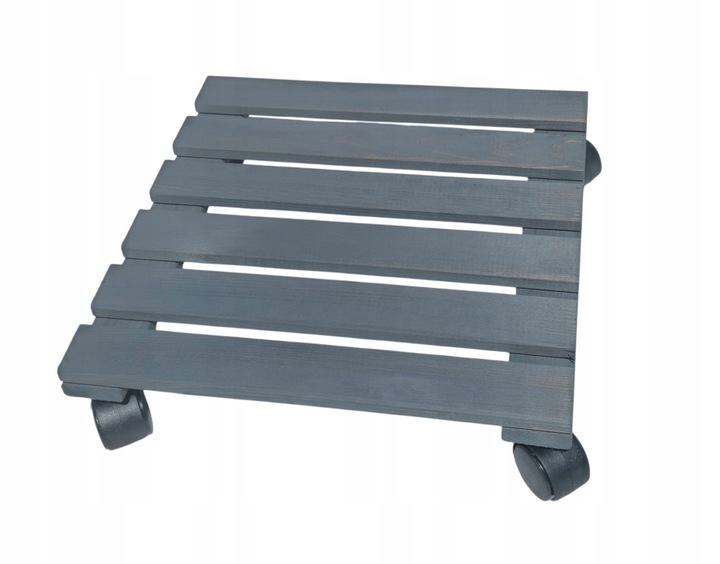 Drewniana podstawka stojak pod doniczkę kwiatek podest na