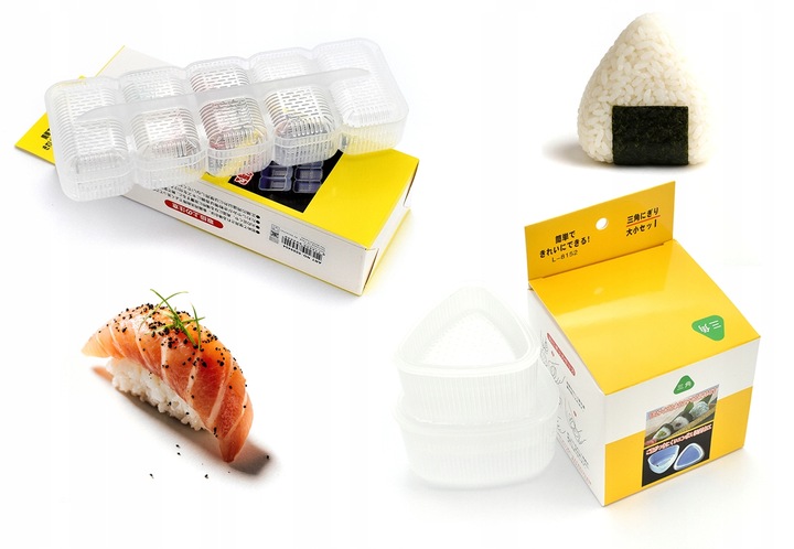 Zestaw japońskich foremek do sushi Nigiri + Onigiri