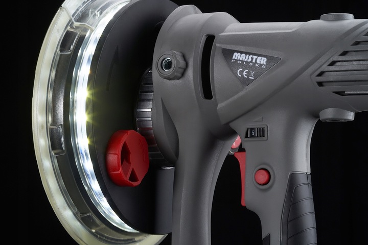 SZLIFIERKA szlifowania GIPSU GŁADZI TYNKÓW TYNKU ścian sufitów LED