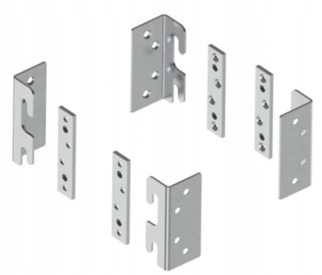 ŁĄCZNIK KĄTOWY DO ŁÓŻKA ZŁĄCZE MEBLOWE BLACHA KĄTOWNIK- 8 ELEMENTÓW+