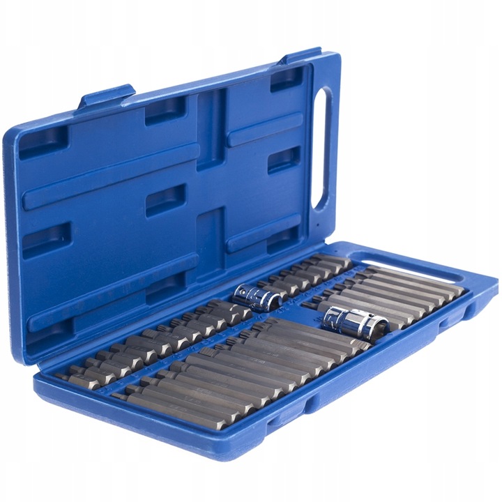 KLUCZE TORX SPLINE IMBUSOWE 40 el. CrV WYSOKA JAKOŚĆ + KASETKA