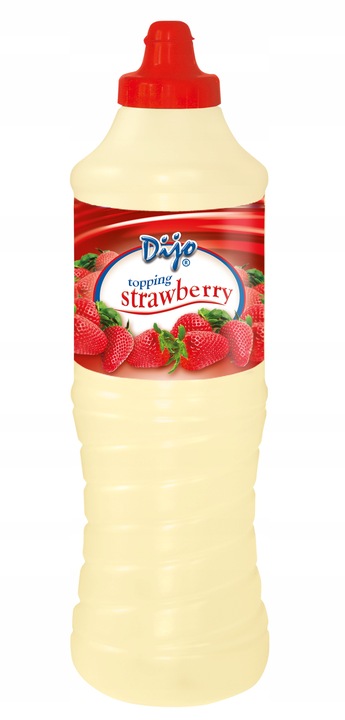 Sos Polewa o smaku truskawkowym 1000g Dijo