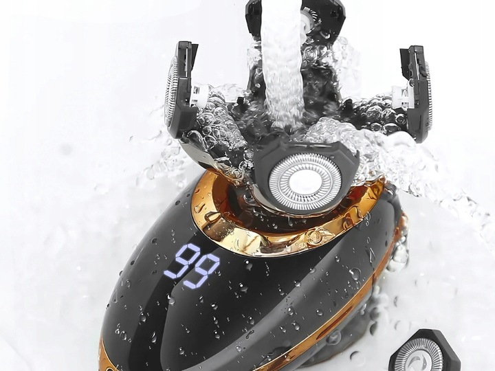 Golarka Męska 5W1 Maszynka do Golenia Brody, Włosów i Głowy - Trymer Alpha