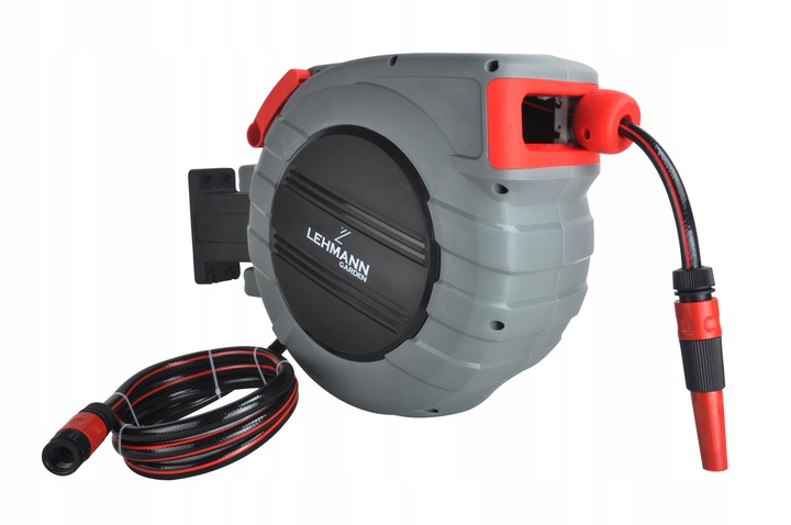 BĘBEN ZWIJACZ NA WĄŻ OGRODOWY AUTOMATYCZNY MOCNY 3/4 1/2 16,5 m