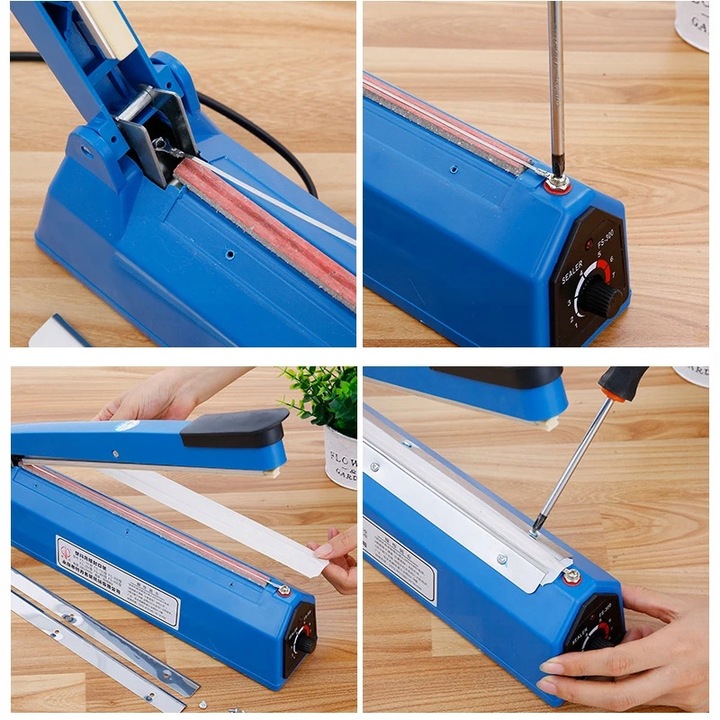 ZGRZEWARKA DO FOLII PAKOWANIA PAKOWARKA RĘCZNA REGULACJA CZASU 400W