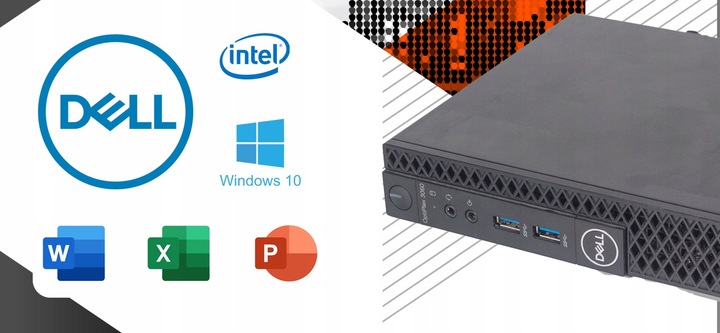 EKO MICRO DELL 3060 TINY I3 8GEN 16GB 256GB M.2 W11PRO