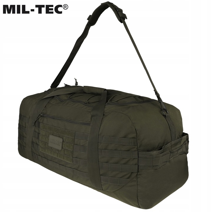 Torba wojskowa turystyczna Mil-Tec US Combat Parachute Cargo - Olive 105l