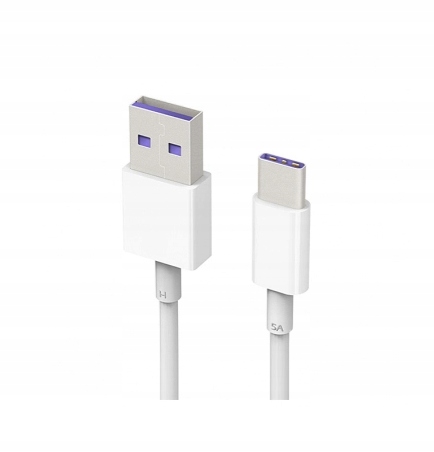 Oryginalny kabel Huawei AP71 4072007 USB-C 1M Biały