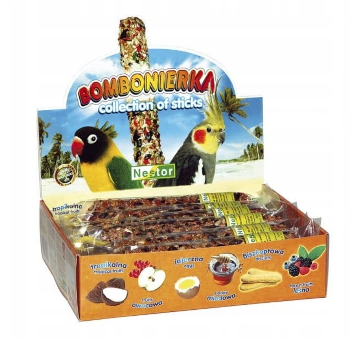Kolba bombonierka dla średnich papug Nestor