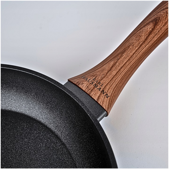 PATELNIA INDUKCJA PATELNIA 24 cm GRANITOWA GŁĘBOKA NIEPRZYWIERAJĄCA