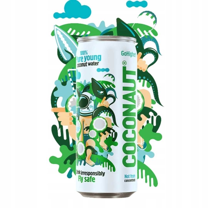Coconaut Woda kokosowa z młodego kokosa ZESTAW 12 x 320ml