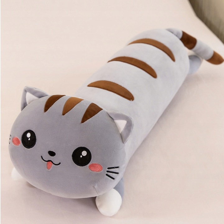 DŁUGI kot KOTEK poduszka MASKOTKA PLUSZAK 70cm