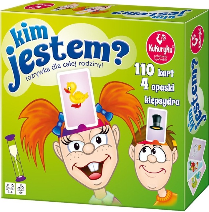 KIM JESTEM? Gra planszowa dla dzieci Kukuryku PL