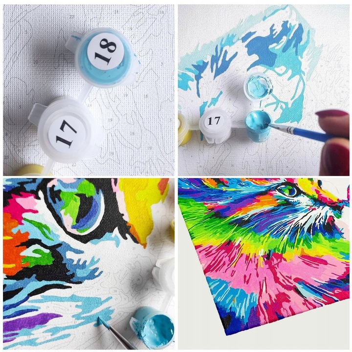 Obraz do MALOWANIA PO NUMERACH Bez Ramy ARTNAPI