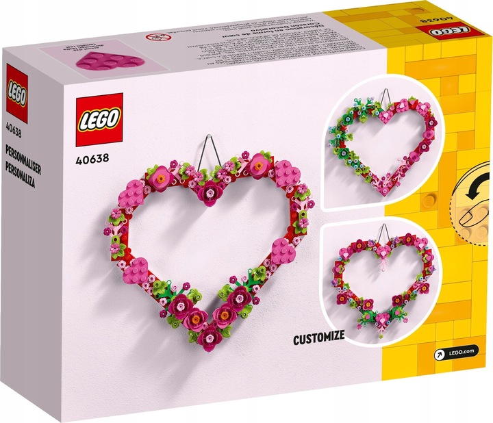 LEGO Creator Ozdoba w kształcie serca 40638