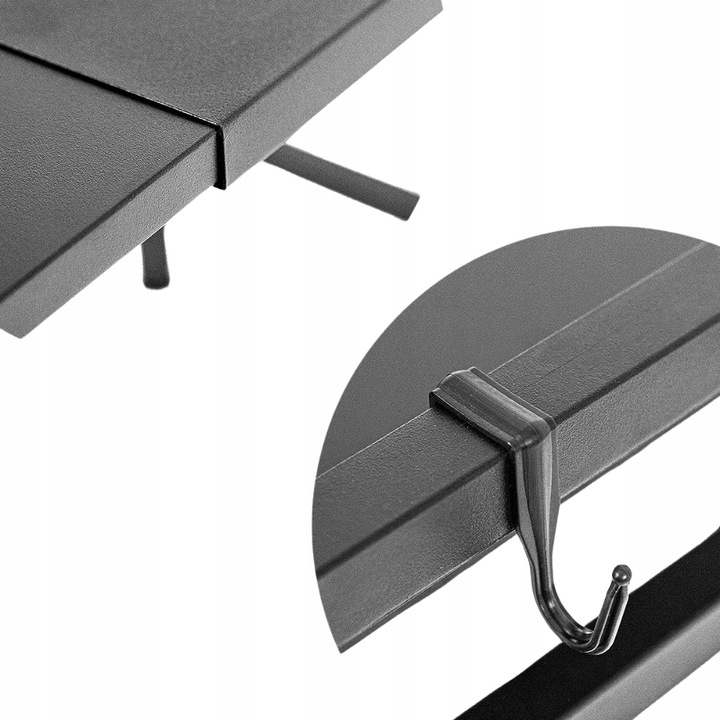 Stojak na mikrofalówkę półka rozsuwana regulacja teleskopowa organizer