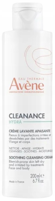 AVENE Cleanance HYDRA oczyszczający krem łagodzący pod prysznic 200 ml