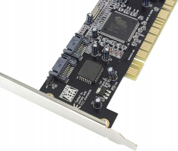 Kontroler Adapter Karta PCI na 4x SATA RAID