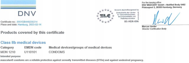 Prezerwatywy super cienkie Masculan Pur nawilżane ekstra dopasowane 10 szt