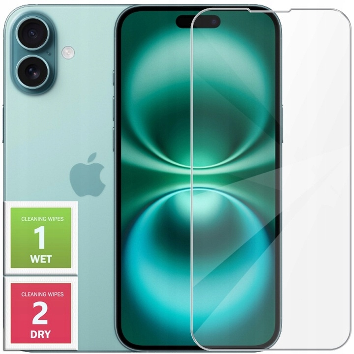 Etui Do iPhone 16 Plus +Szkło 9H WZMACNIANE 360° do MAGSAFE CLEAR CASE