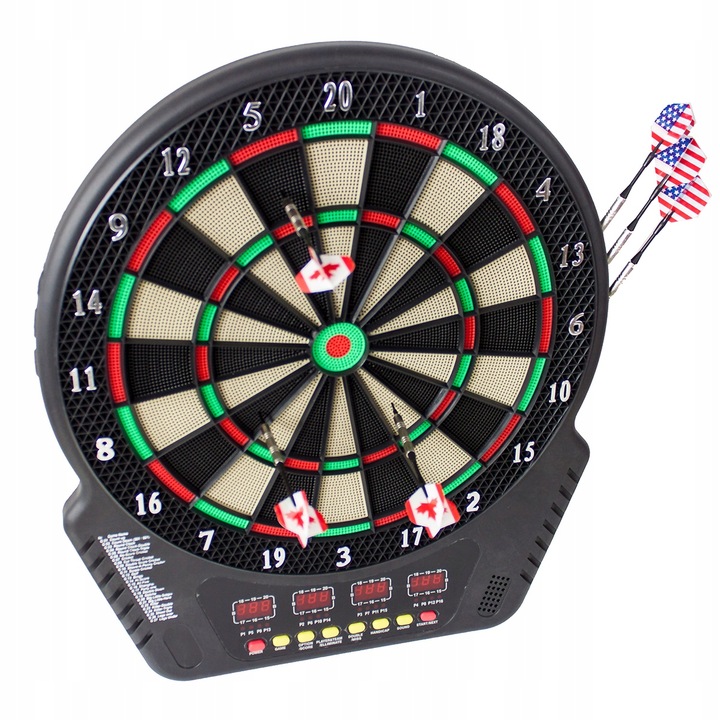 DART TARCZA ELEKTRONICZNA DO GRY LOTKI RZUTKI SPORTVIDA