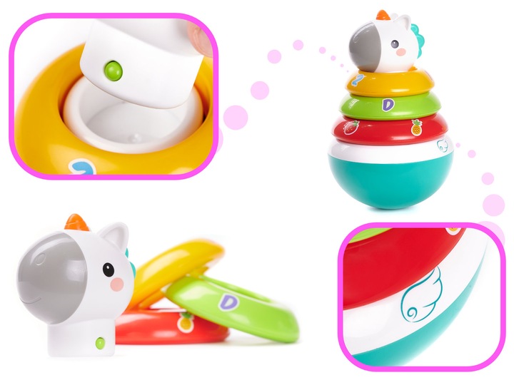 PIRAMIDKA SENSORYCZNA WAŃKA WSTAŃKA GRZECHOTKA