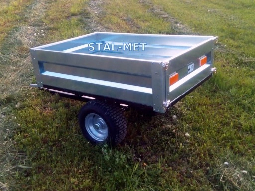 PRZYCZEPA PRZYCZEPKA Towarowa do quada ATV traktorka Wózek Stal-Met