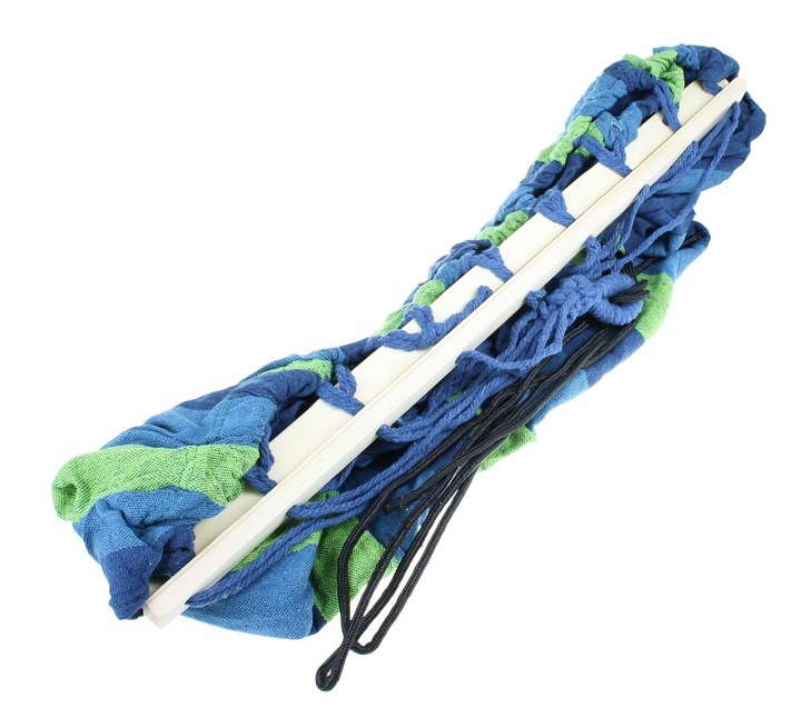 DUŻY HAMAK OGRODOWY NA STELAŻU 2-OSOBOWY WISZĄCY BUJAK HUŚTAWKA + POKROWIEC