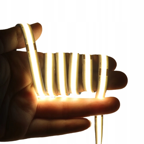 Taśma LED COB 12V 5M rolki NEON linia biała ciepła 3000k 900lm/m 10W