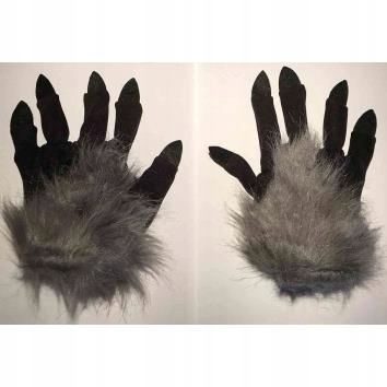 Zestaw Strój WILK Czapka Rękawiczki Ogon Karnawał Bajka Czerwony Kapturek