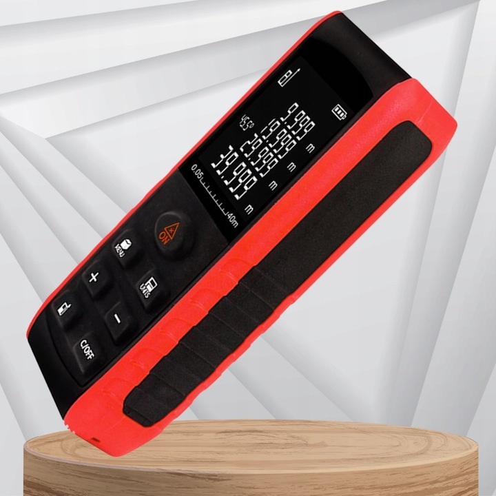 DALMIERZ LASEROWY 50M KĄTOMIERZ CYFROWY MIERNIK POZIOMICA LASEROWA LED