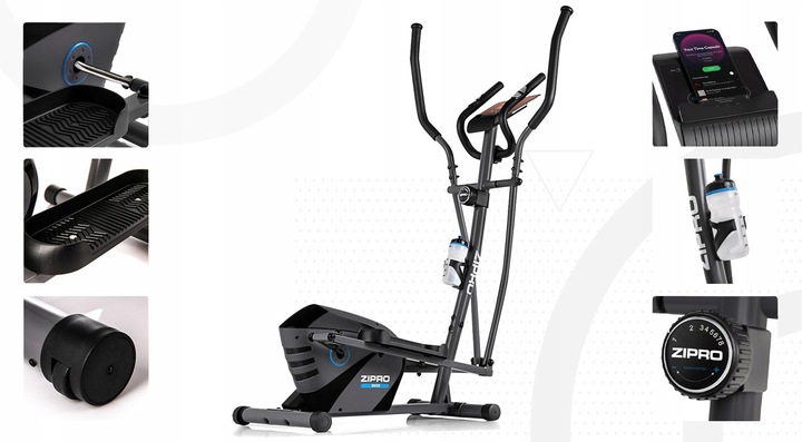 TRENAŻER ELIPTYCZNY treningowy Orbi-Trek Magnetyczny do 120kg - Shox