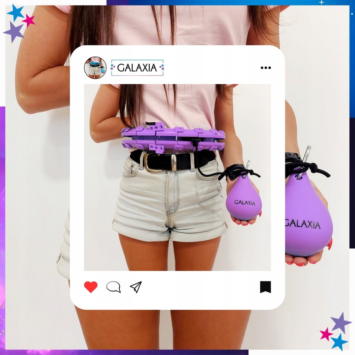 HULA HOP ODCHUDZAJĄCE z Obciążeniem Obciążnikiem Smart z Wypustkami HULAHOP