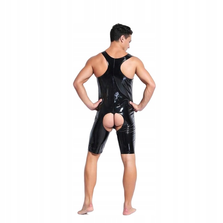 MĘSKI KOMBINEZON SEXY BIELIZNA EROTYCZNA ROZMIAR XL