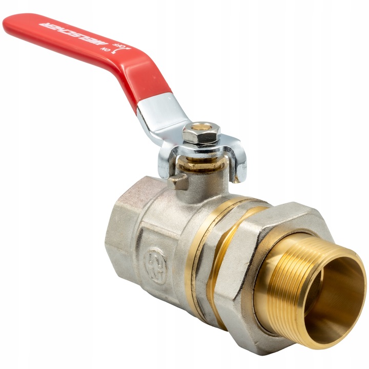 ZAWÓR KULOWY KUREK 30 BAR Z DŁAWICĄ 5/4" ZE ŚRUBUNKIEM RĄCZKA WYSOKA