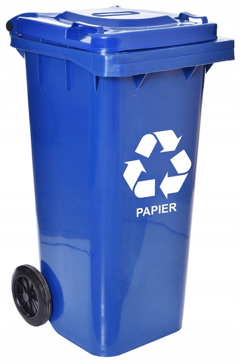 KOSZE POJEMNIKI NA ŚMIECI ŚMIETNIKI DO SEGREGACJI ZESTAW KOMPLET KOSZ 120L