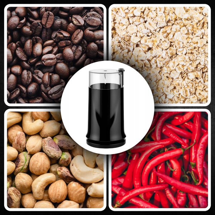 ELEKTRYCZNY MŁYNEK DO MIELENIA KAWY CUKRU ORZECHÓW PRZYPRAW GRINDER