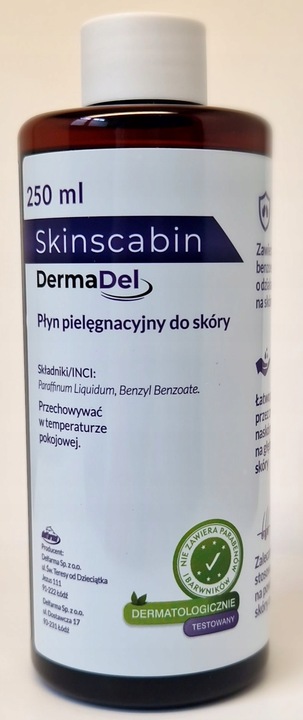 SKINSCABIN na świerzb u królików psów kotów 250 ml Duże opakowanie