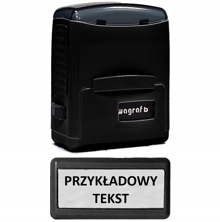 Pieczątka Wagraf B1s do 3 wersów - 12 kolorów obudowy do wyboru