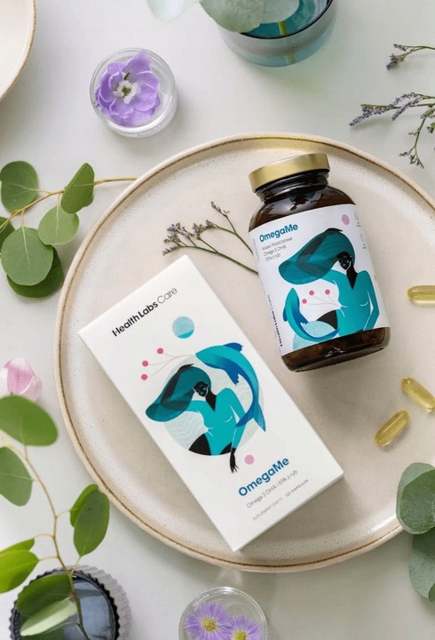HEALTH LABS OmegaMe Omega 3 EPA i DHA z ryb 60