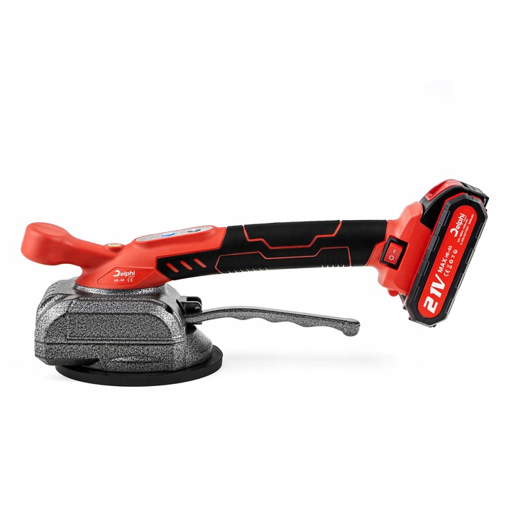 PRZYSSAWKA WIBRUJĄCA DO PŁYTEK WIBRATOR DO POZIOMOWANIA 2xAKU MOCNA