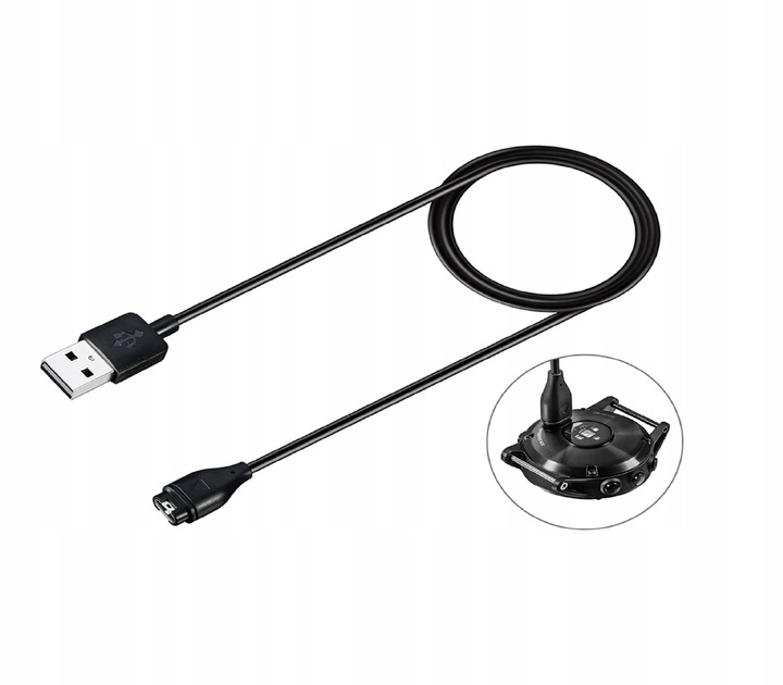 Kabel USB ładowarka Garmin FENIX 5 5X 6 6S 6X 7 7X 8 Plus Venu 2 3 2S 3S SQ