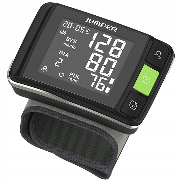 MEDYCZNY Ciśnieniomierz NADGARSTKOWY Jumper HWA11 MÓWI PO POLSKU Aplikacja