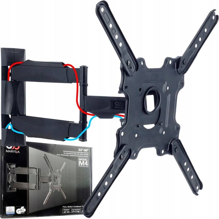 UCHWYT DO TELEWIZORA TV 32-60" CALI WIESZAK UNIWERSALNY OBROTOWY