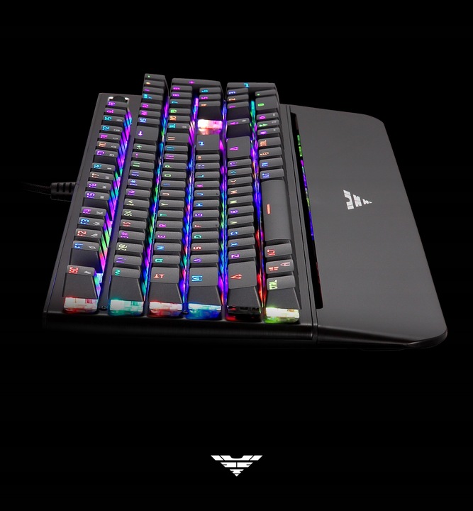 Klawiatura gamingowa mechaniczna RGB USB PREYON