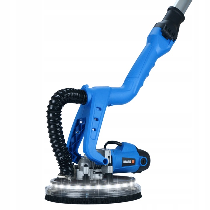 SZLIFIERKA ŻYRAFA DO GIPSU GŁADZI BEZPYŁOWA + LED BLACKTOOLS 750W