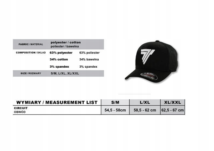 Trec - Czapka z daszkiem FULLCAP 018 GREEN