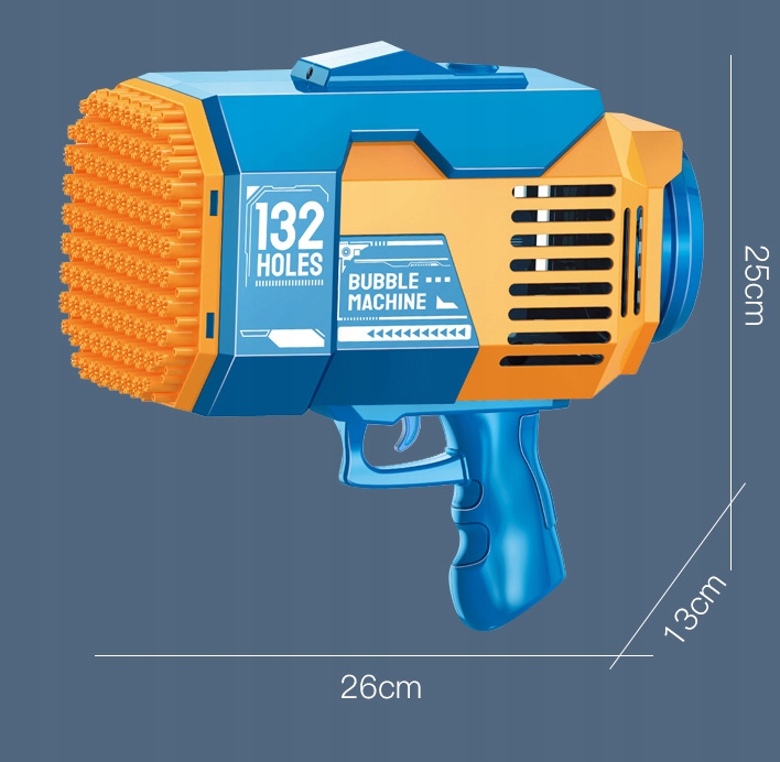 PISTOLET NA BAŃKI BAZOOKA DO BANIEK+ 2szt NAKŁADEK