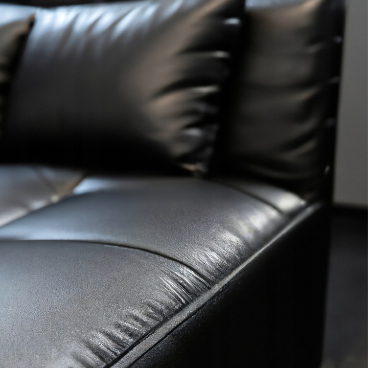 SKÓRA SAMOPRZYLEPNA EKO SKÓRA SKAJ TAPICERSKI KLEJ ŁATY CZARNY 140X50 CM