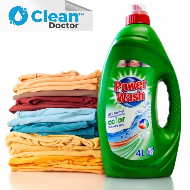 Żel do Prania Niemiecki POWER WASH Color 4L